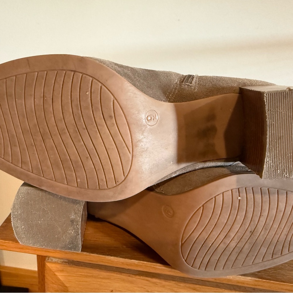 Michael Shannon Taupe Heeled Boots